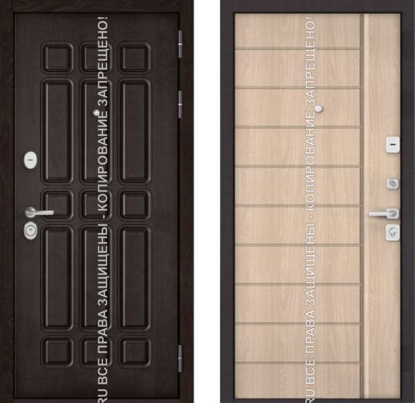 Дверь железная входная взломостойкая МДФ 3124 Дверь железная входная взломостойкая МДФ 3124